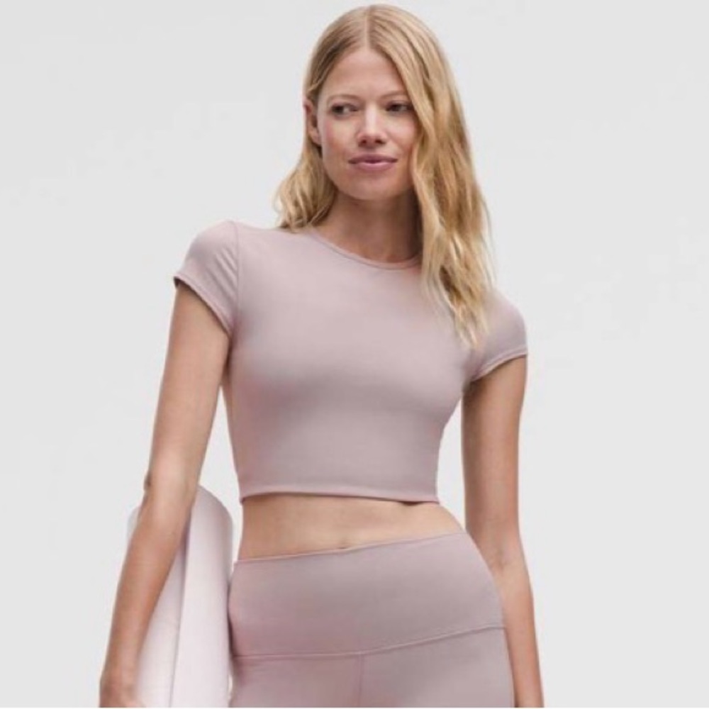 Lululemon SET Align Skort & Nulu Mesh-Back Baby Tee, Sz 2 SET - Picture 7 of 14